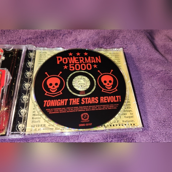 POWERMAN 5000 cd TONIGHT THE STARS REVOLT - Picture 4 of 4